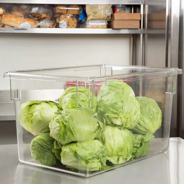 Cambro 182615CW135 Clear Camwear® Clear Polycarbonate Food Storage Box 26