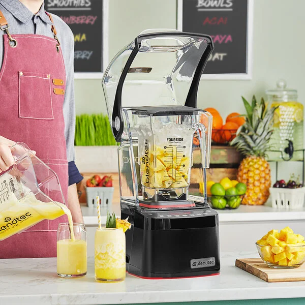 Blendtec S885XC2901-B1GB1A Stealth X 3.8 hp Blender with Sound Enclosure and (2) 75 oz. FourSide Jars - 120V