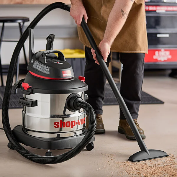 Shop-Vac 5989405 8 Gallon 6 Peak HP Stainless Steel Wet / Dry Vacuum with Tool Kit Shop-Vac 5989405 8 Gallon 6 Peak HP Stainless Steel Wet / Dry Vacuum with Tool Kit