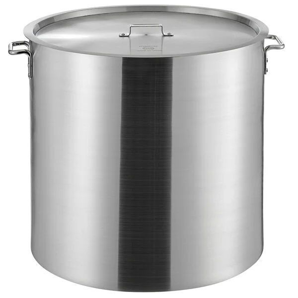 Choice 160 Qt. Heavy Weight Aluminum Stock Pot with Cover Choice 160 Qt. Heavy Weight Aluminum Stock Pot with Cover