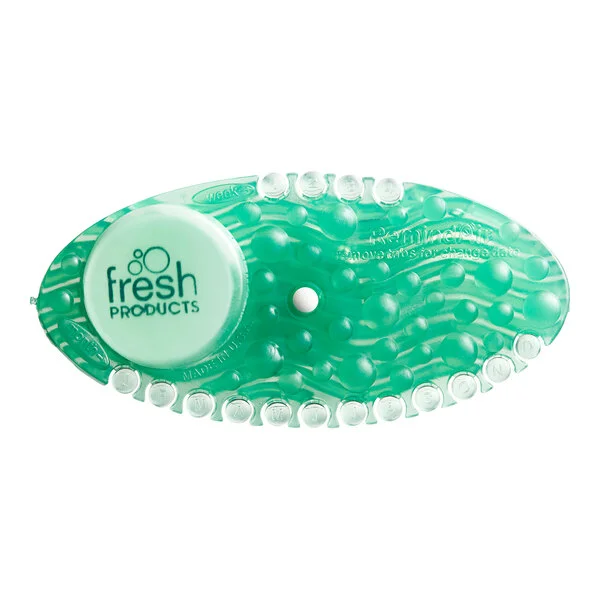 Fresh Products Curve CURV-F-010I060M-02 Cucumber Melon Scent Passive Air Freshener with Holder - 10/Pack Fresh Products Curve CURV-F-010I060M-02 Cucumber Melon Scent Passive Air Freshener with Holder - 10/Pack