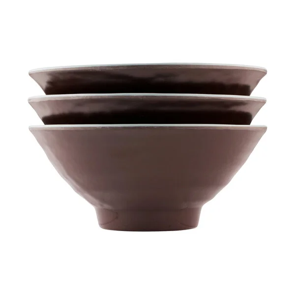 Elite Global Solutions D1006RR Pebble Creek Abyss-Colored 20 oz. Bowl - 6/Case