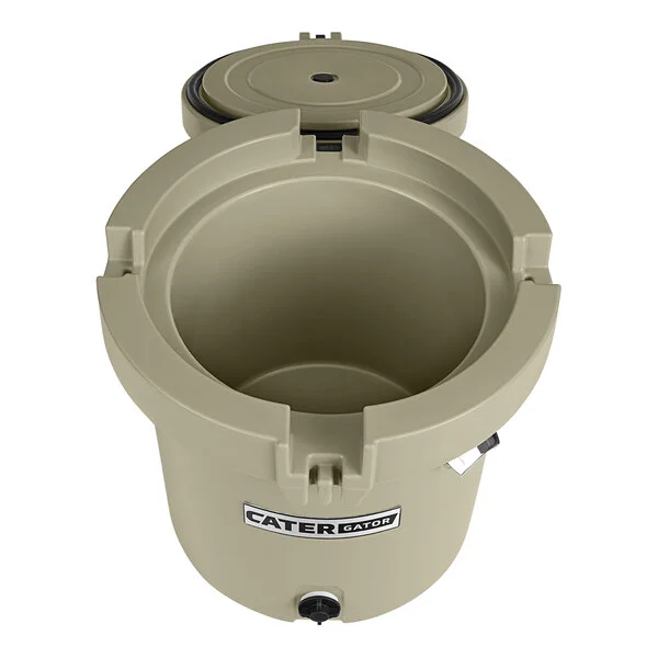 CaterGator CCG20TAN Tan 20 Qt. Round Rotomolded Outdoor Cooler / Ice Chest CaterGator CCG20TAN Tan 20 Qt. Round Rotomolded Outdoor Cooler / Ice Chest