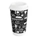 Choice 16 oz. Smooth Double Wall Coffee Break Print Paper Hot Cup and Lid - 100/Case Choice 16 oz. Smooth Double Wall Coffee Break Print Paper Hot Cup and Lid - 100/Case