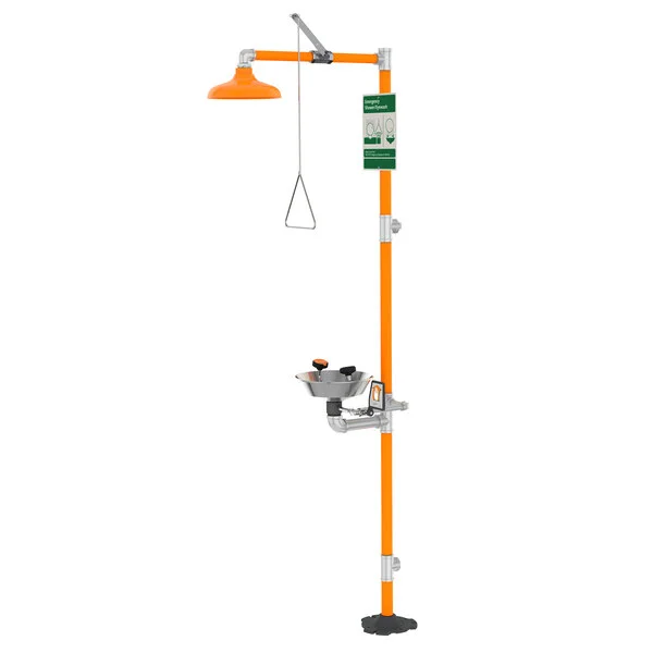 Guardian Equipment G1950 Safety Station with Eye / Face Wash and Stainless Steel Bowl