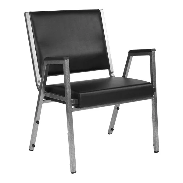 Flash Furniture Hercules Black Vinyl Bariatric Medical Reception Arm Chair Flash Furniture Hercules Black Vinyl Bariatric Medical Reception Arm Chair