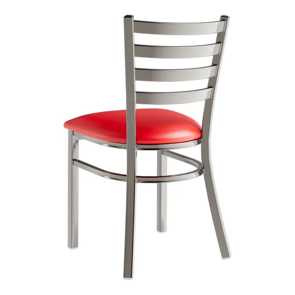 Lancaster Table & Seating Clear Coat Finish Ladder Back Chair with 2 1/2 Lancaster Table & Seating Clear Coat Finish Ladder Back Chair with 2 1/2
