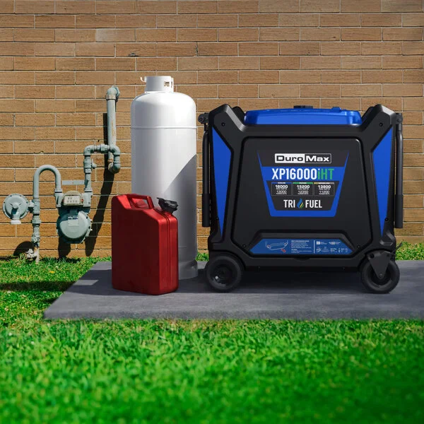 DuroMax 744 CC Tri Fuel Digital Inverter Portable Generator with CO Alert XP16000iHT - 13,000/16,000W, 120/240V DuroMax 744 CC Tri Fuel Digital Inverter Portable Generator with CO Alert XP16000iHT - 13,000/16,000W, 120/240V
