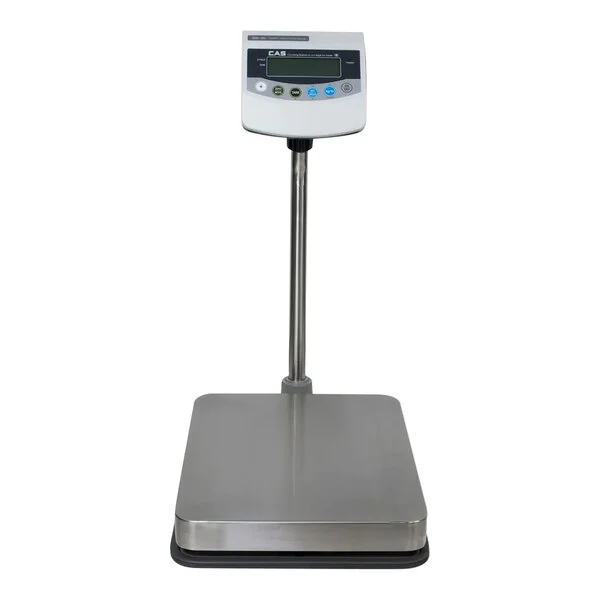 CAS BW-150DB BW Series 300 x 0.1 lb. Digital Bench Scale - Legal for Trade