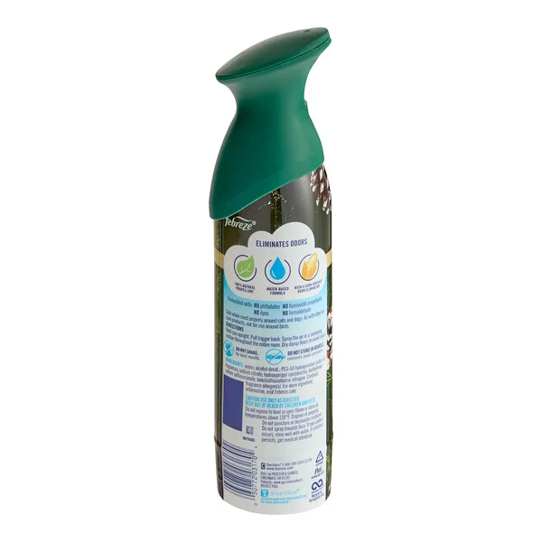 Febreze Air 03170 Winter Spruce Scented Air Freshener 8.8 fl. oz. - 6/Case Febreze Air 03170 Winter Spruce Scented Air Freshener 8.8 fl. oz. - 6/Case