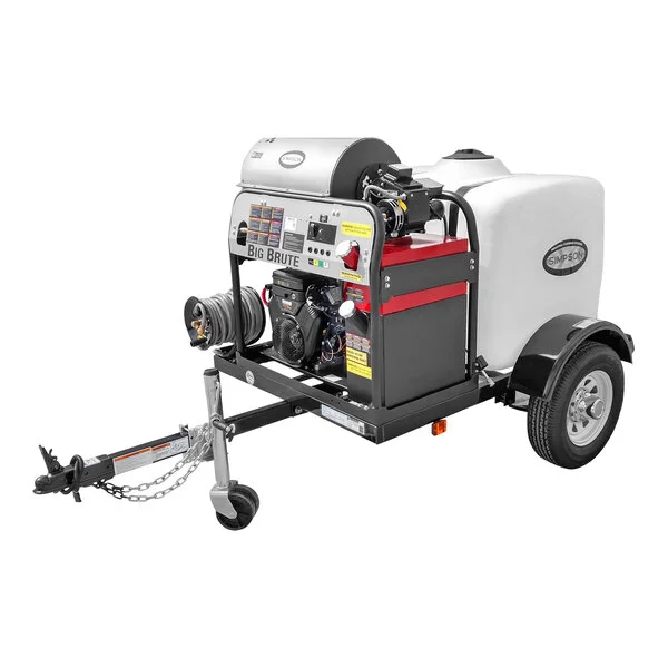 Simpson IB-95006 Trailer Pressure Washer with Vanguard Engine, 100' Hose, and 12V Battery Included - 4,000 PSI; 4.0 GPM Simpson IB-95006 Trailer Pressure Washer with Vanguard Engine, 100' Hose, and 12V Battery Included - 4,000 PSI; 4.0 GPM