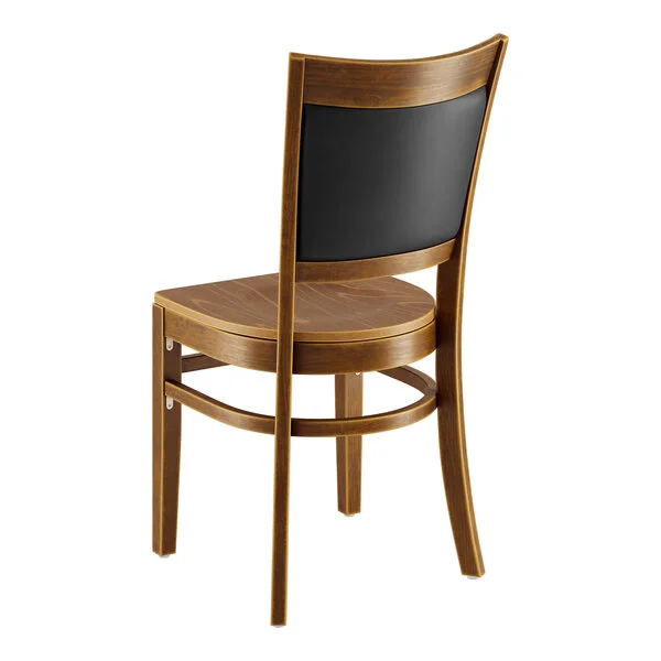 Lancaster Table & Seating Sofia Vintage Finish Wood Chair with Vintage Wood Seat