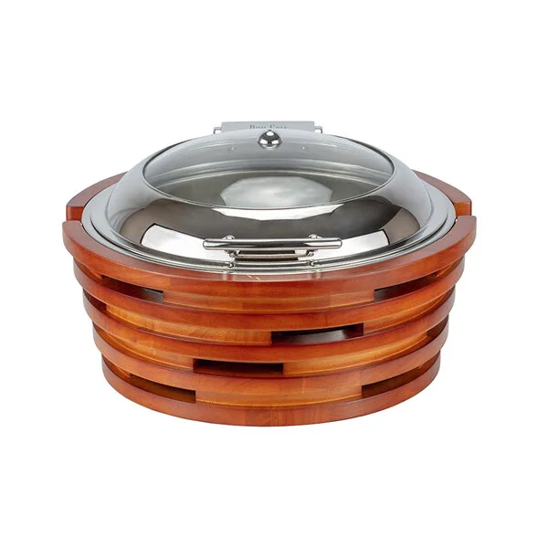 Bon Chef 20320 Sequoia 6.35 Qt. Round Chafer with Heating Plate, and Glass Cover - 120V Bon Chef 20320 Sequoia 6.35 Qt. Round Chafer with Heating Plate, and Glass Cover - 120V