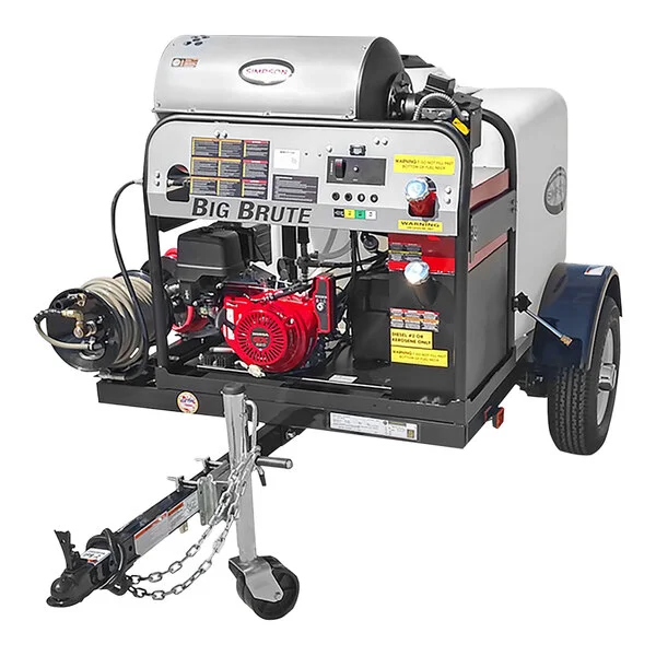 Simpson IB-95005 49-State Compliant Trailer Pressure Washer with Honda Engine, 200 Gallon Water Tank, and 12V Battery Included - 4,000 PSI; 4.0 GPM Simpson IB-95005 49-State Compliant Trailer Pressure Washer with Honda Engine, 200 Gallon Water Tank, and 12V Battery Included - 4,000 PSI; 4.0 GPM