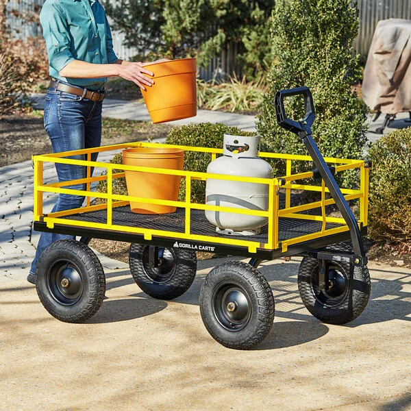 Gorilla 1,500 lb. Heavy-Duty Steel Utility Cart GCG-3452 Gorilla 1,500 lb. Heavy-Duty Steel Utility Cart GCG-3452