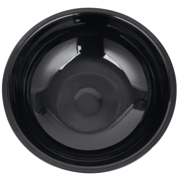 Cambro RSB8CW110 1.65 Qt. Black Camwear® Round Ribbed Bowl Cambro RSB8CW110 1.65 Qt. Black Camwear® Round Ribbed Bowl
