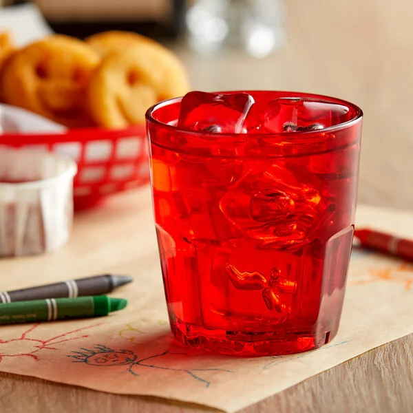 GET 9909-1-R Bahama 9 oz. Red Customizable SAN Plastic Tumbler - 72/Case GET 9909-1-R Bahama 9 oz. Red Customizable SAN Plastic Tumbler - 72/Case