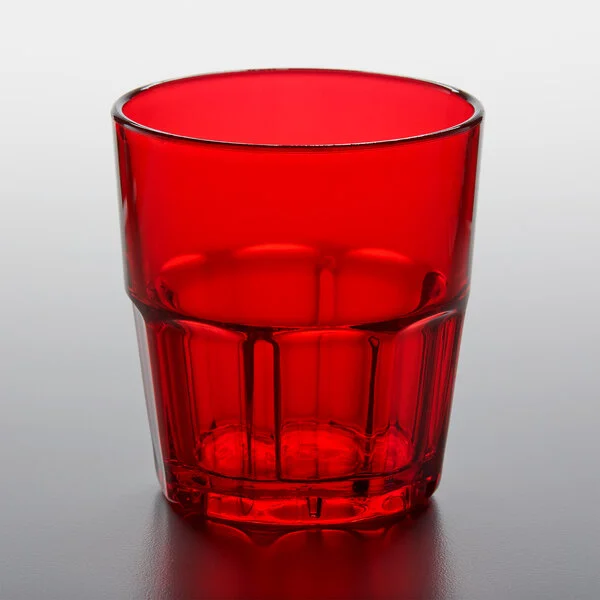 GET 9909-1-R Bahama 9 oz. Red Customizable SAN Plastic Tumbler - 72/Case GET 9909-1-R Bahama 9 oz. Red Customizable SAN Plastic Tumbler - 72/Case