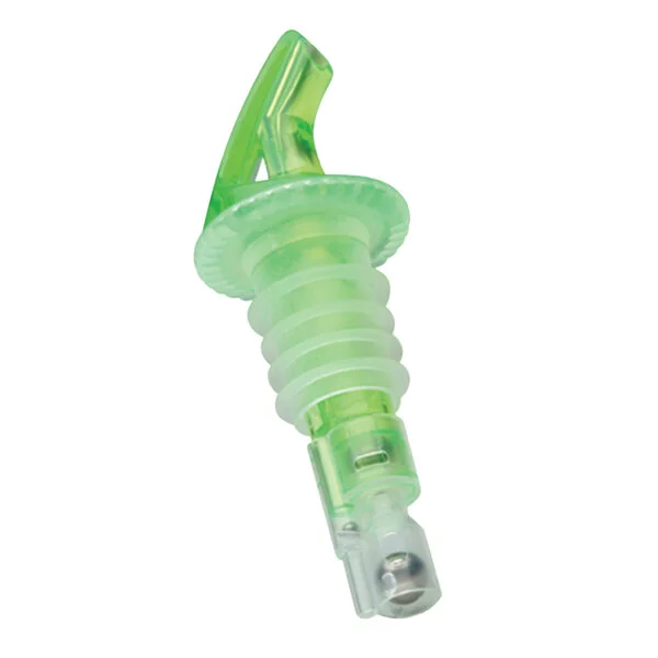 Precision Pours 300 SG 3 oz. Shamrock Green Measured Liquor Pourer - 12/Pack Precision Pours 300 SG 3 oz. Shamrock Green Measured Liquor Pourer - 12/Pack
