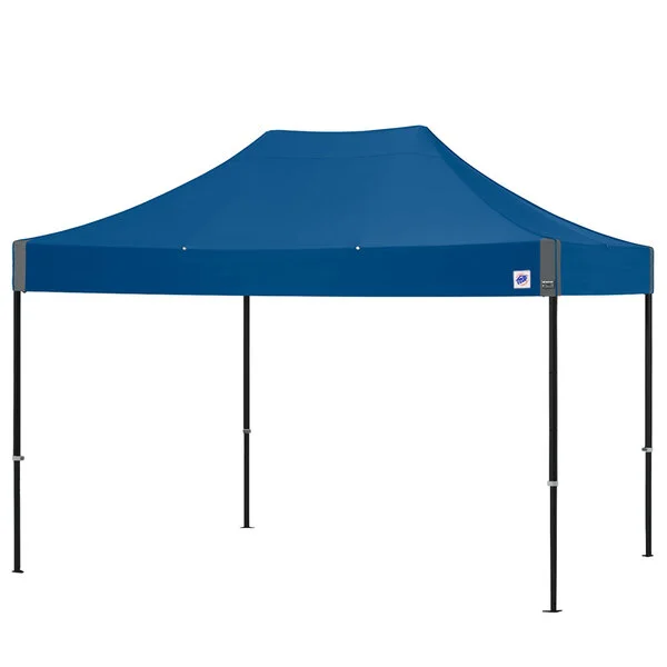 E-Z Up END3ABK15KRB Endeavor Instant Shelter 10' x 15' Royal Blue Canopy with Matte Black Frame