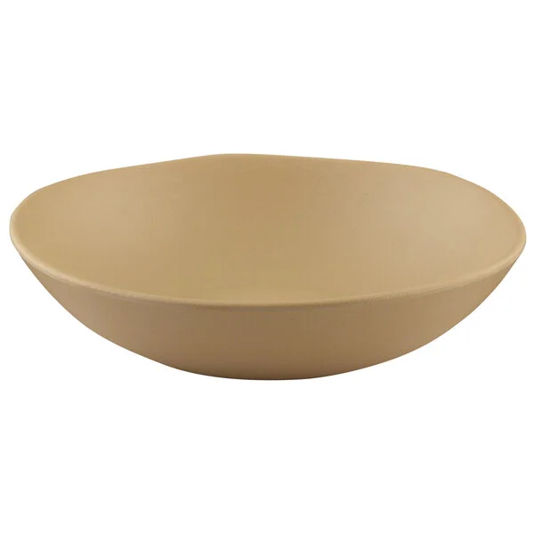 Elite Global Solutions ECO2418 Greenovations 24 oz. Paper Bag-Colored Round Melamine Bowl - 6/Case