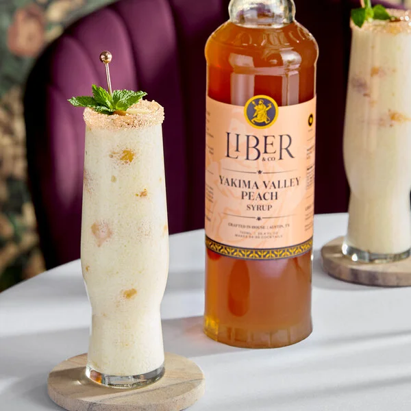 Liber & Co Yakima Valley Peach Syrup 750 mL Liber & Co Yakima Valley Peach Syrup 750 mL