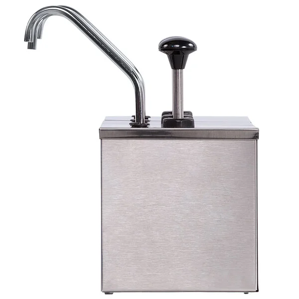 Carlisle 386230IB 3 Stainless Steel Pump Insulated Dispenser with 2 Ice Packs and Condiment Labels Carlisle 386230IB 3 Stainless Steel Pump Insulated Dispenser with 2 Ice Packs and Condiment Labels