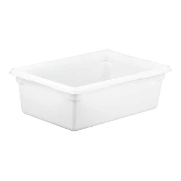 Rubbermaid® FG350000WHT White Polyethylene Food Storage Box - 26 Rubbermaid® FG350000WHT White Polyethylene Food Storage Box - 26