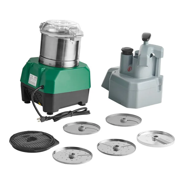 AvaMix Revolution Max CFBBDD156 Dice Combination Food Processor with 3 Qt. Stainless Steel Bowl, Continuous Feed, and 6 Discs - 1 1/2 hp AvaMix Revolution Max CFBBDD156 Dice Combination Food Processor with 3 Qt. Stainless Steel Bowl, Continuous Feed, and 6 Discs - 1 1/2 hp