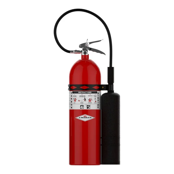 Amerex 331 15 lb. Carbon Dioxide BC Fire Extinguisher with Hose and Horn 01703 - UL Rating 10B:C