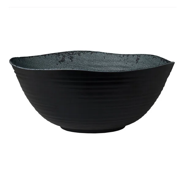 Creations Pompeii from Steelite International 4 Qt. Slate Melamine Round Bowl - 8/Case Creations Pompeii from Steelite International 4 Qt. Slate Melamine Round Bowl - 8/Case