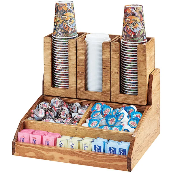 Cal-Mil 2019-99 Madera Condiment Station Cal-Mil 2019-99 Madera Condiment Station