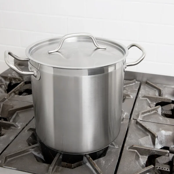 Vollrath 3503 Optio 11 Qt. Stainless Steel Stock Pot with Cover Vollrath 3503 Optio 11 Qt. Stainless Steel Stock Pot with Cover