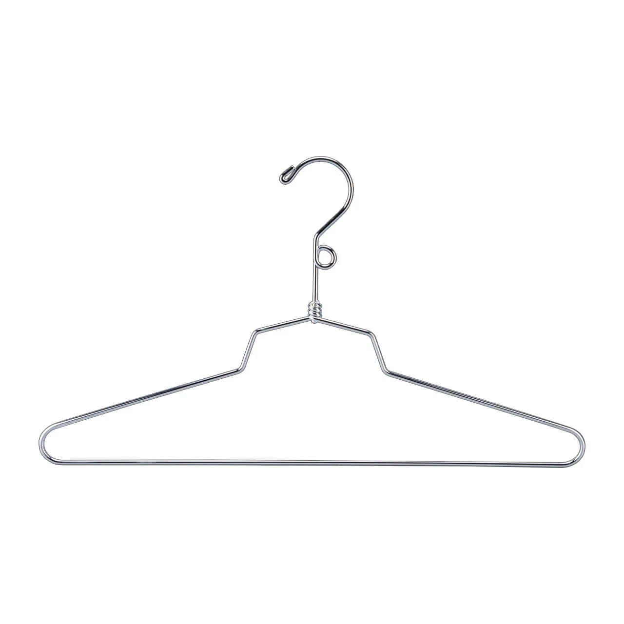 16 inch Chrome Metal Dress Hangers