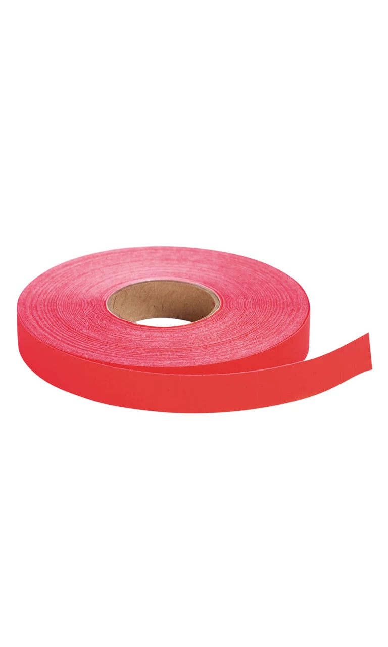 1-Line Fluorescent Red Pricing Labels for Monarch Model 1110