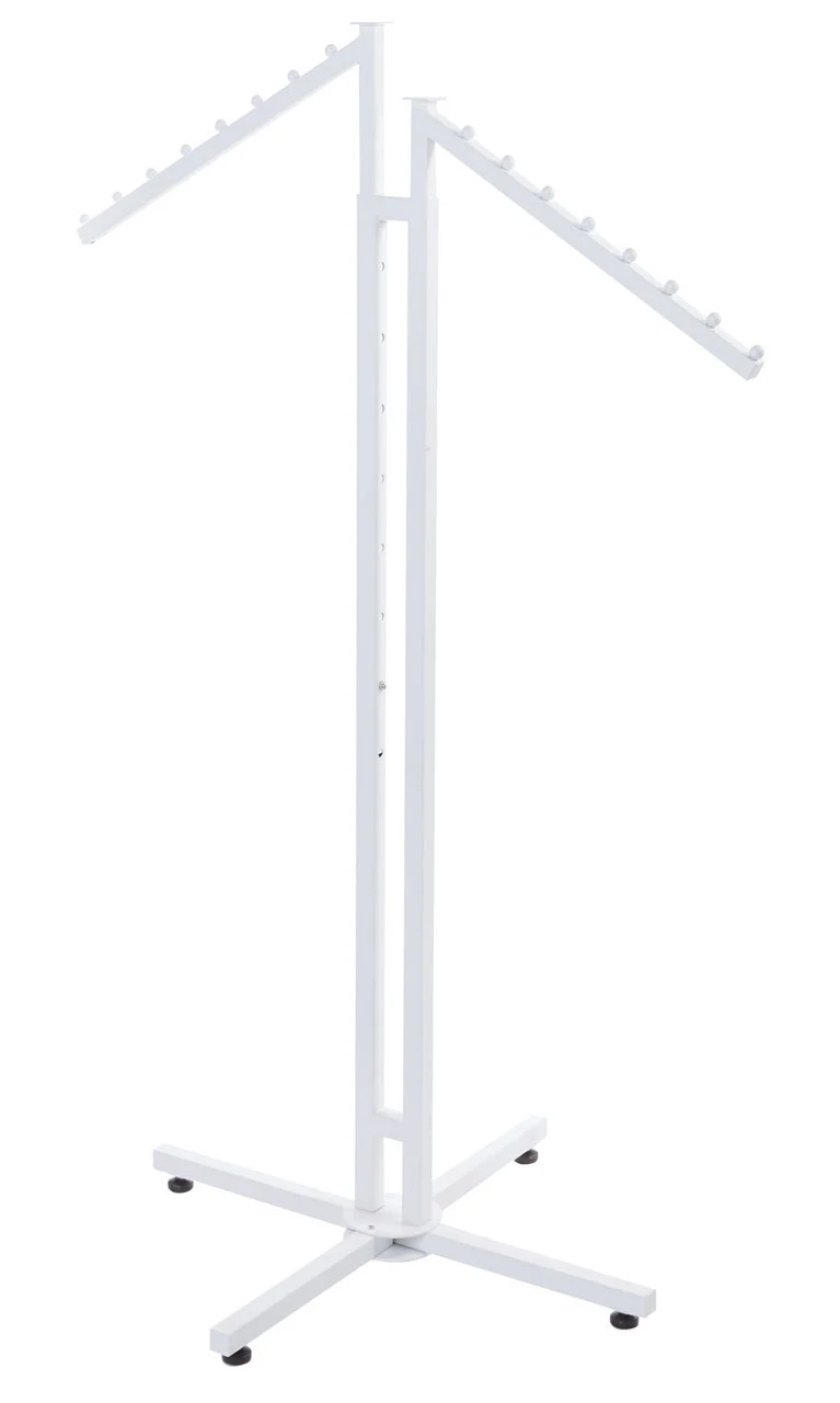 2-Way Clothing Rack with Slant Arms