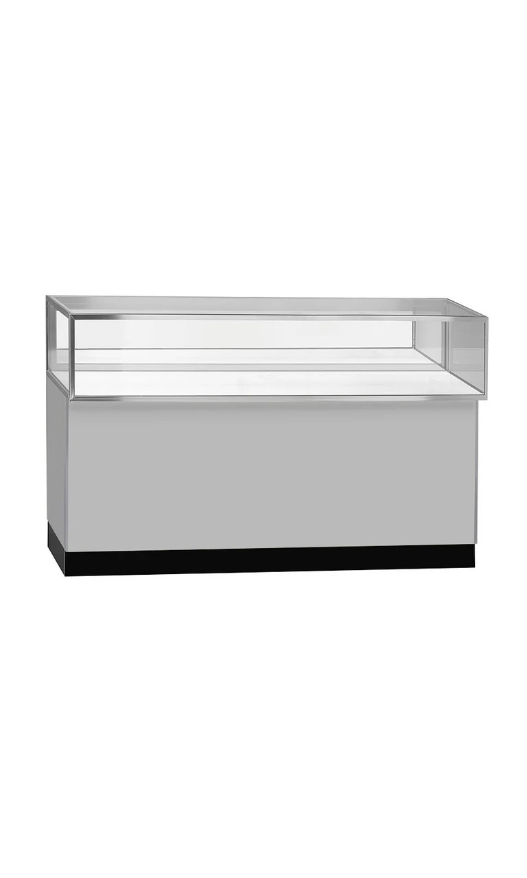 48 inch Metal Framed Jewelry Display Case - Fully Assembled