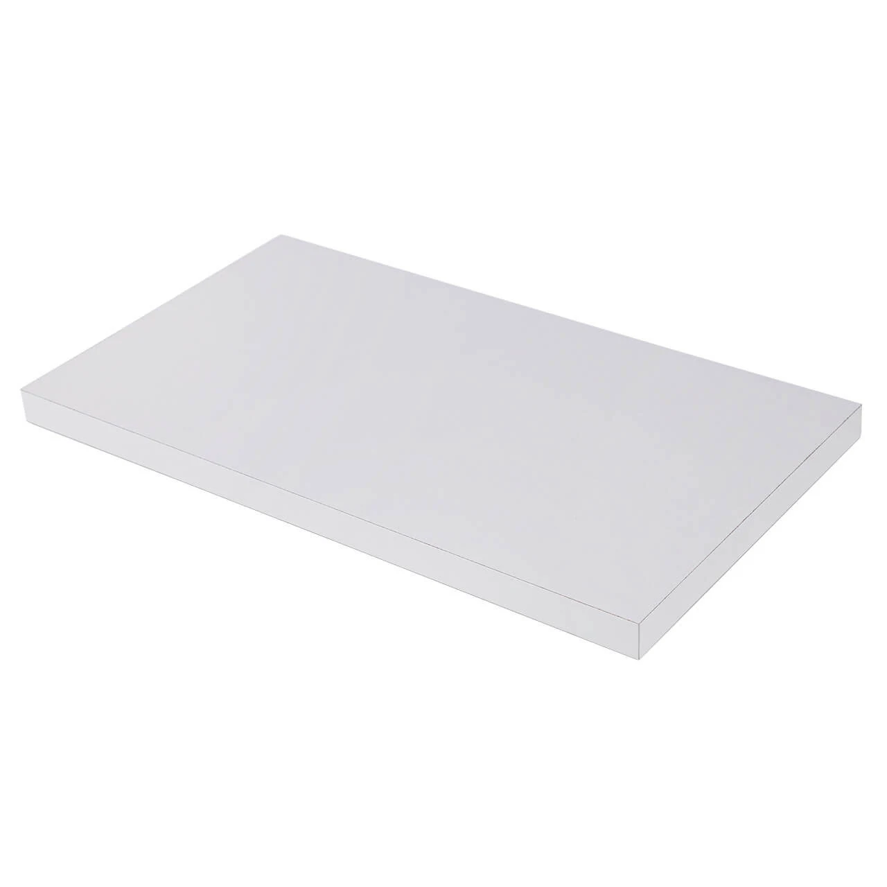 4-Way White Slatwall Tower Shelves