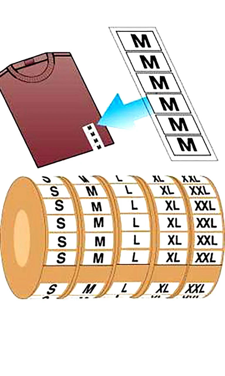Wrap Around Size Label Kit