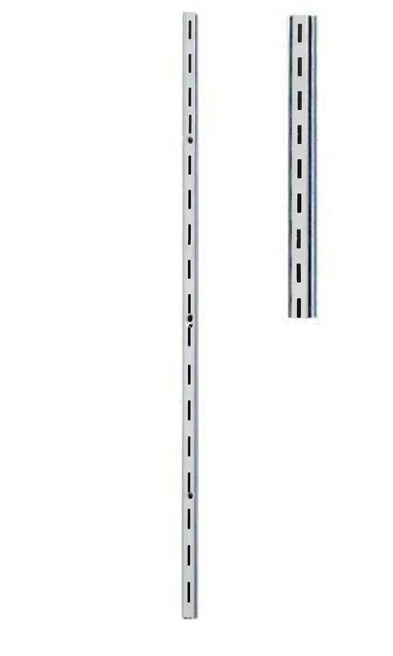 5 foot Chrome Slotted Standard