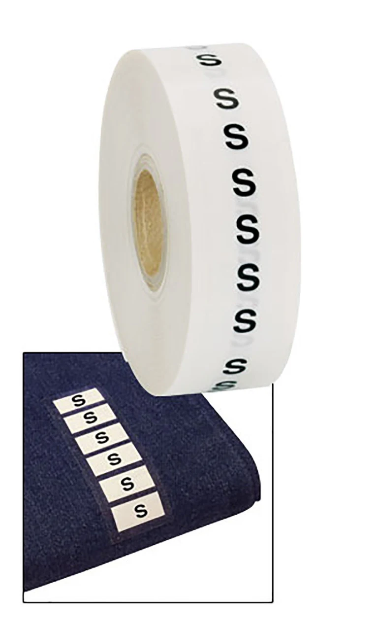 Wrap Around Size Clothing Size Labels -Size S