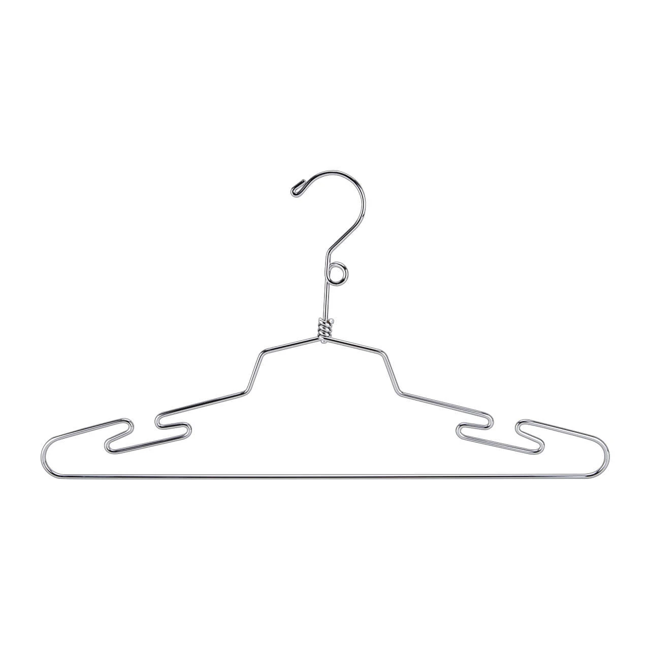 16 inch Chrome Metal Lingerie Hanger Case of 100 16 inch Chrome Metal Lingerie Hanger Case of 100