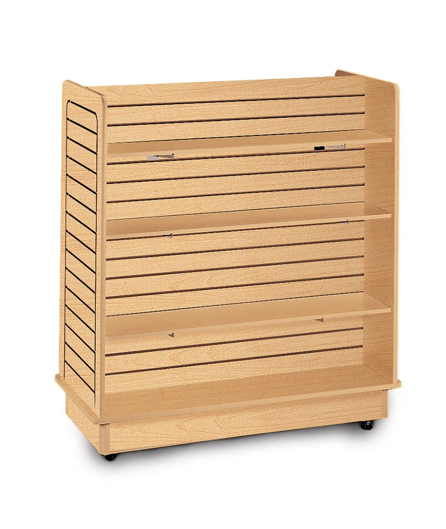 24 x 48 x 54 inch Slatwall Gondola with 6 Shelves