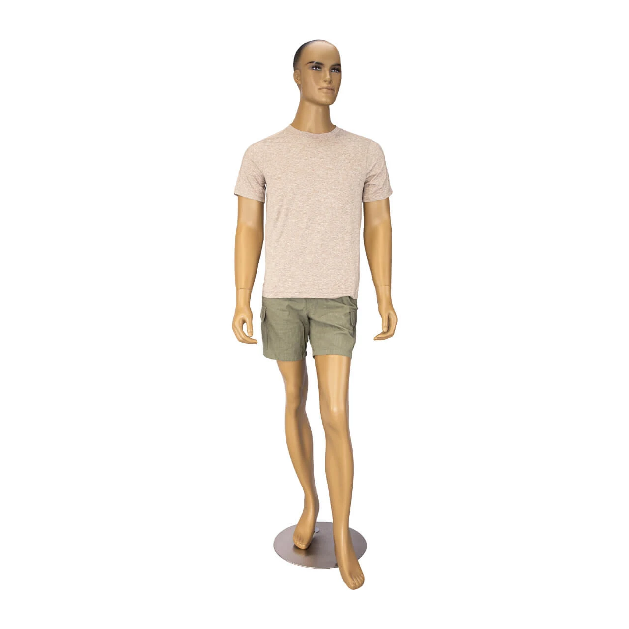 Male African-American Complexion Fiberglass Mannequin