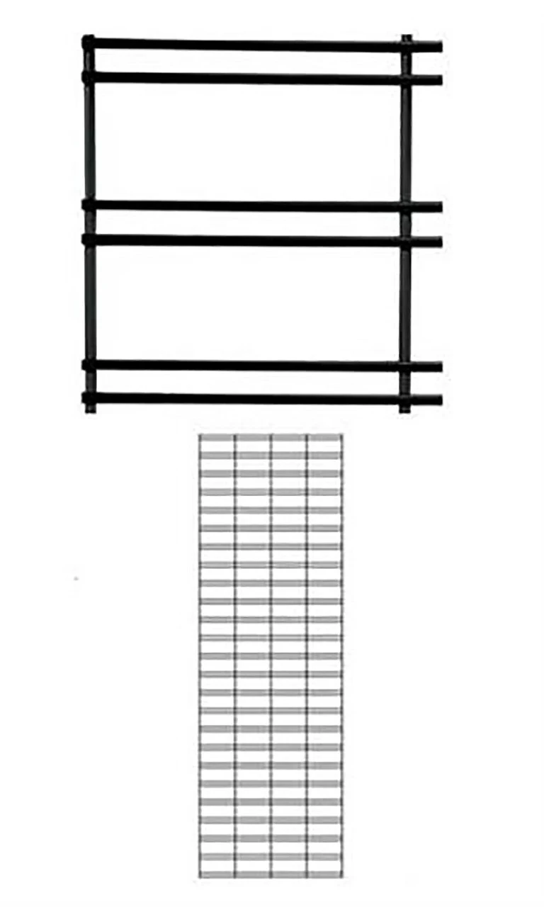2 x 6 foot Slat Grid Panel