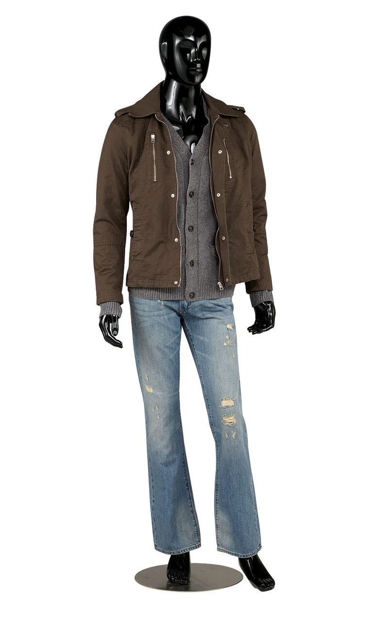 Male Glossy Cameo Fiberglass Mannequin