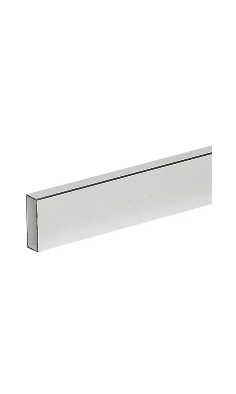 2 foot Chrome Dimensional .5 x 1.5 inch Hangrail