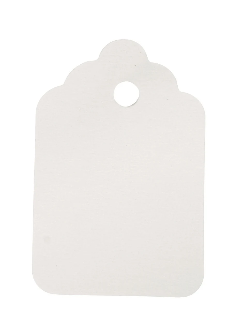 #5 Unstrung White Merchandise Price Tags
