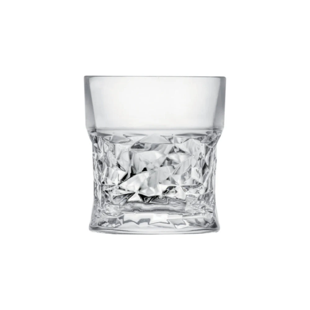 Steelite 673RCR372 10.75 Oz Old Fashioned Glass Crystalline Funky Sound