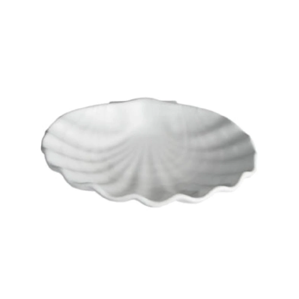 GET Enterprises SC174CH 118.3 Oz Bugambilia Shell Bowl Aluminum Chocolate